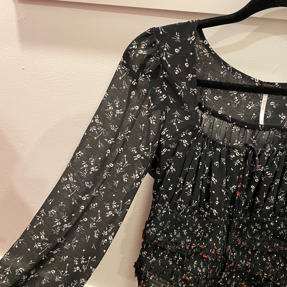 Free People Long Sleeve Blouse